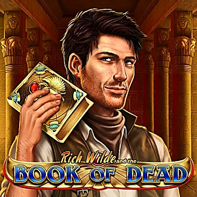 Book of Dead Egyptian-themed slot tile at QuinnBet