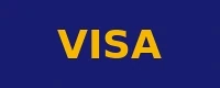 Visa accepted payment method logo at QuinnBet