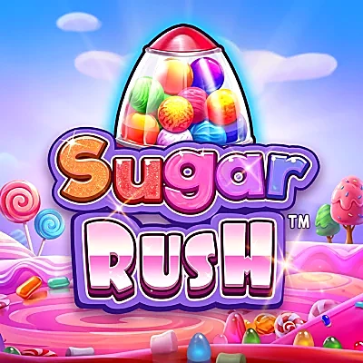 Sugar Rush cluster-pays slot tile in the QuinnBet game lobby